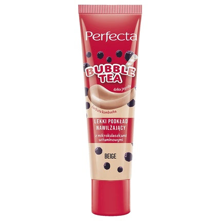 Perfecta Bubble Tea Beige Face Primer - Primar hidratant cu esență de ceai de bumbac