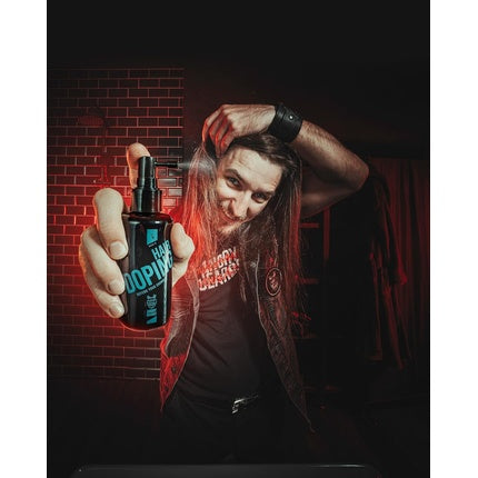 Serum de creștere a părului Angry Beards Hair Doping, 100ml, sticlă neagră cu pulverizator