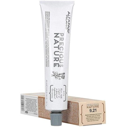 Vopsea de păr, Alfaparf Milano, Precious Nature, 9.21 Platinum Blonde, 60ml