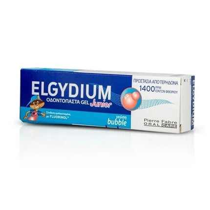 Pastă de dinți Elgydium Junior Bubble, 50ml, cu aromă de gumă de mestecat