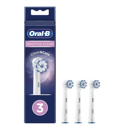 Perii de rezervă Oral-B Sensitive Clean, 3 bucăți, albastru
