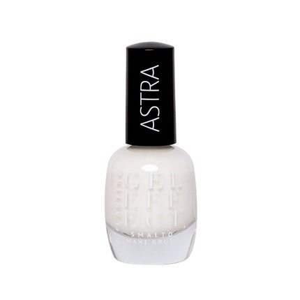 Smalto cu efect gel, Astra Lasting, Alice, Alb perlat, 12 ml