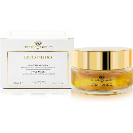 Masca facială cu acid hialuronic pur și aur coloidal, 100ml