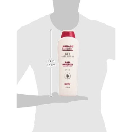 Gel de duș, Agrado, Rosehip, 1250ml