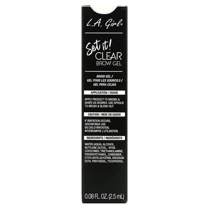Gel de fixare pentru sprâncene L.A. Girl, GBG390, transparent