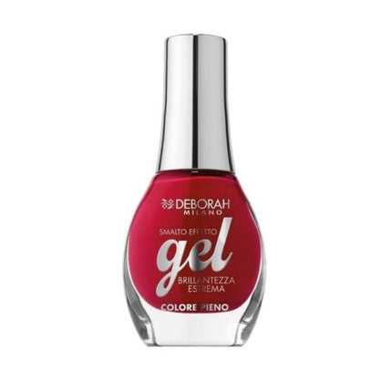 Smalț Unghii, Deborah Milano, Gel Effect New Brilliant 180 Vivid Red, Roșu, 16ml