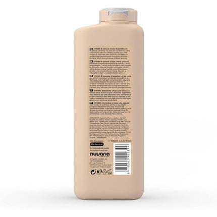 Lapte de corp, Dicora Urbanfit, migdale și nuci, 400ml