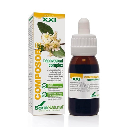 Soluție naturală, Soria Natural, Composor 03 Boldo Complex, 50ml