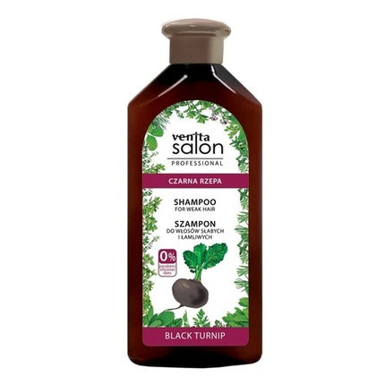 Șampon Salon Professional pentru Păr Subțire și Fragil cu Rădăcină de Sâmbure Negru, 456ml