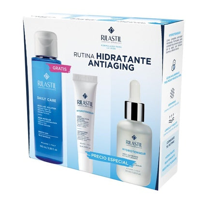 Set îngrijire anti-îmbătrânire, Rilastil Hydrotenseur, ser și contur ochi