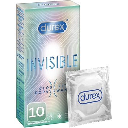 Prezervative Durex Invisible, extra subțiri, 12 bucăți
