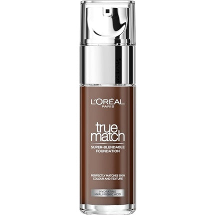 Fond de ten lichid L'Oréal Paris True Match 10R Espresso cu Acid Hyaluronic și SPF 30