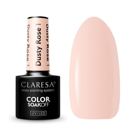 Lac de unghii UV, Claresa, Dusty Rose, 5ml