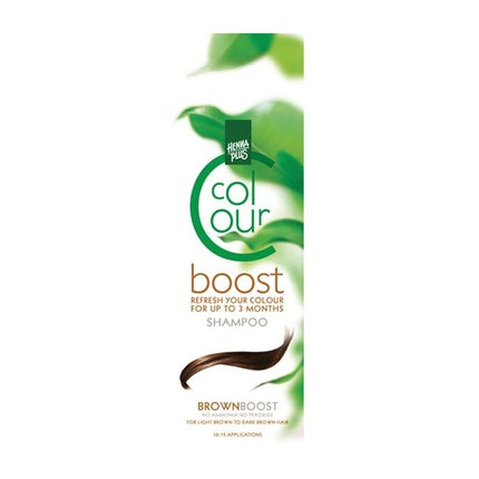 Șampon Hennaplus Boost Brown, 250 ml