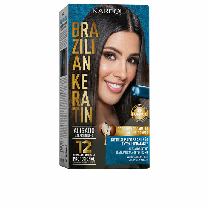 Set îndreptare păr, Essentials, Brazilian Keratin, 6 piese