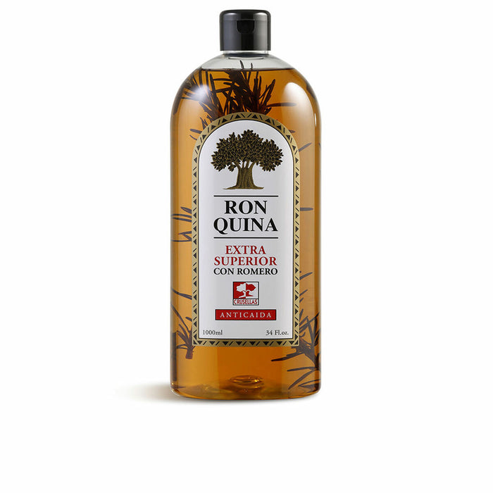 Loțiune anti-cădere, Crusellas, Ron Quina, cu rozmarin, 100 ml