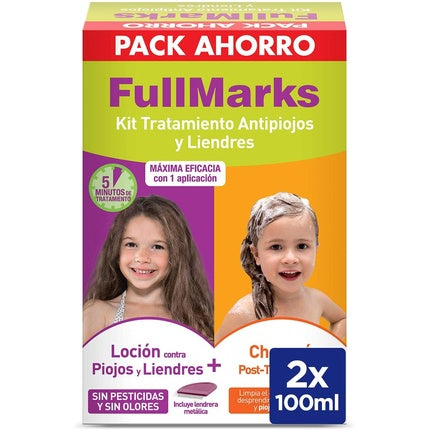 Șampon și Loțiune, Full Marks, antipăduchi, 100 ml + 150 ml