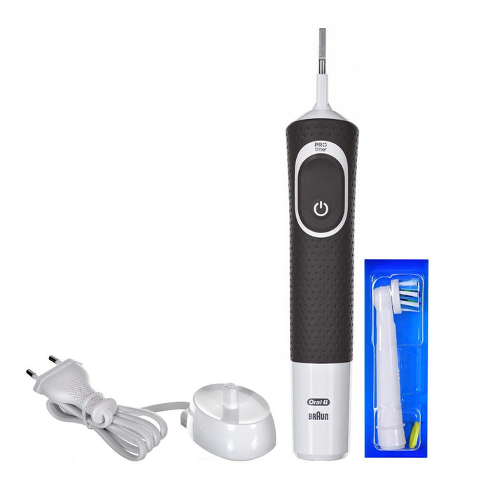 Periuță electrică, Oral-B, Vitality Cross Action, negru/alb