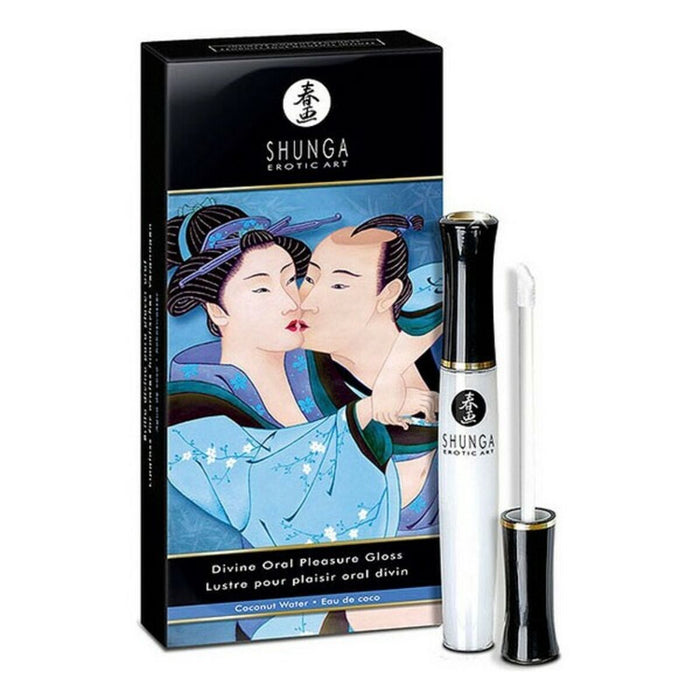 Gloss pentru buze, Shunga, Divine Oral Pleasure, efect rece-cald, 10 ml