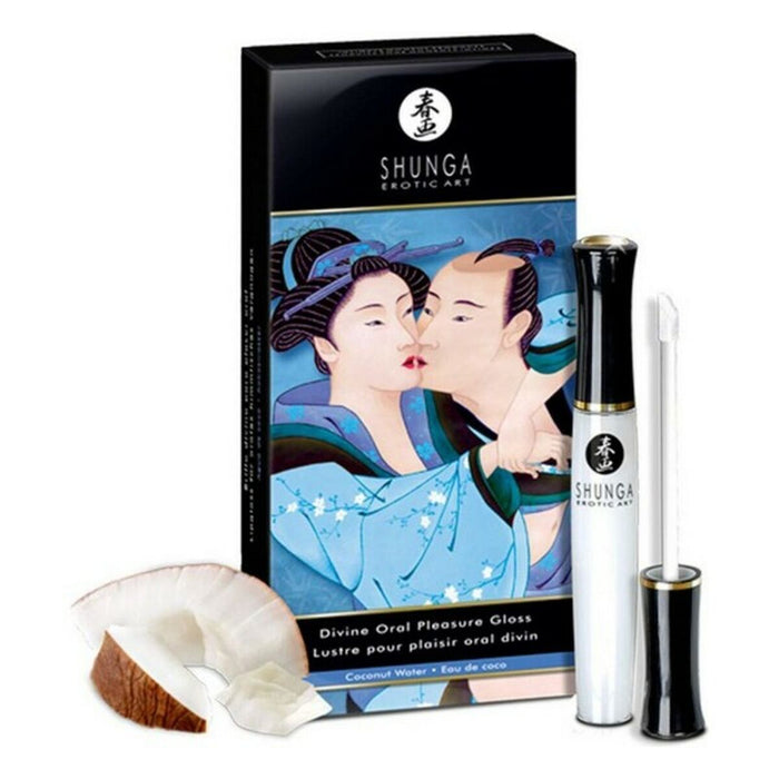 Gloss pentru buze, Shunga, Divine Oral Pleasure, efect rece-cald, 10 ml