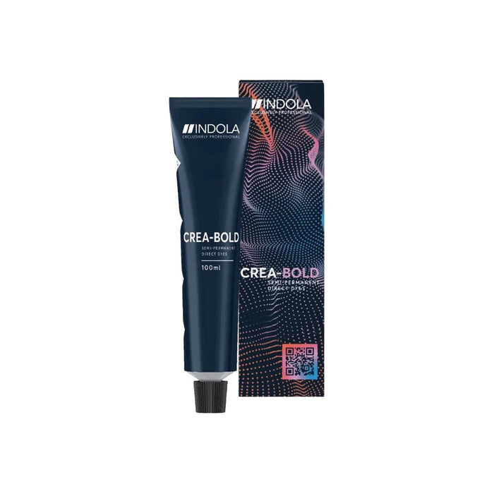 Vopsea semi-permanentă de păr Indola Crea-Bold, Turquoise Blue, 100 ml, tester