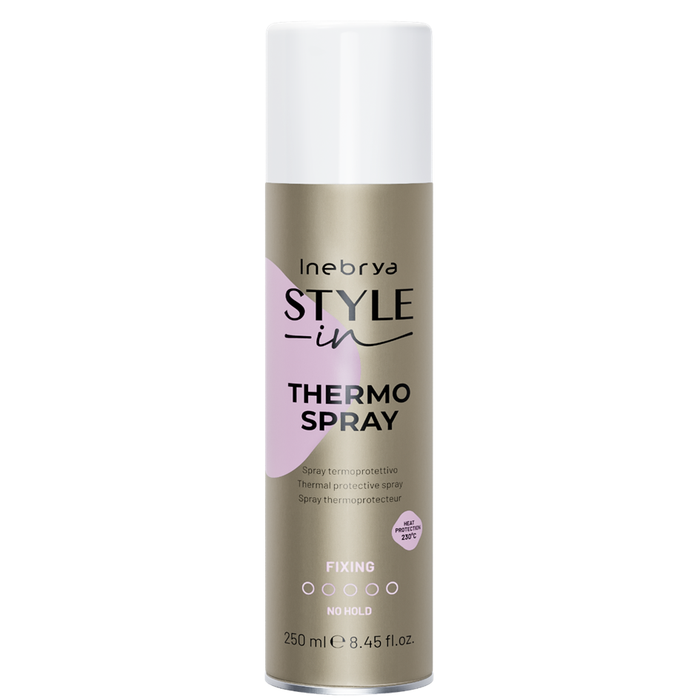Spray pentru protecție termică Inebrya Style-In Thermo Spray, protecție până la 230 °C, 250 ml