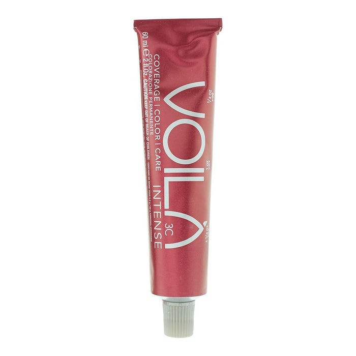 Vopsea permanentă de păr Intercosmo Voila 3C Intense, nuanța 5.65 Light Beaujolais, 60 ml