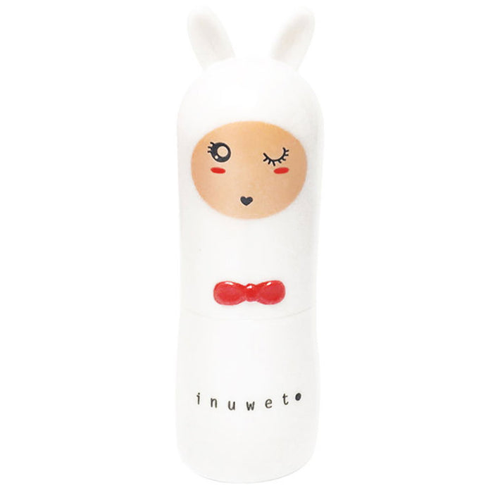 Balsam de buze Inuwet Bunny Sweety, hidratant și condiționant, nuanța Alb perlă, 3.5 g