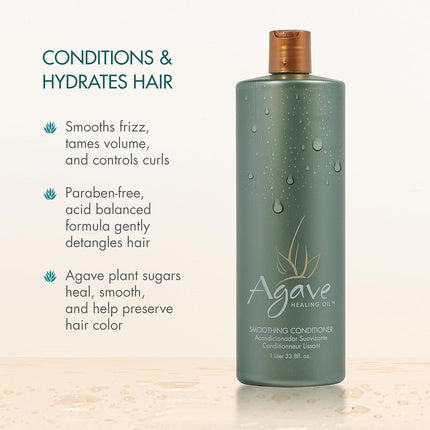 Șampon, Agave, Smoothing, 957g