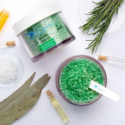 Sare baie, The Organic Pharmacy, Detoxifiere, verde