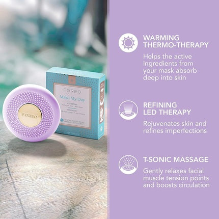 Dispozitiv de masaj facial Foreo UFO 3 Go, lavandă