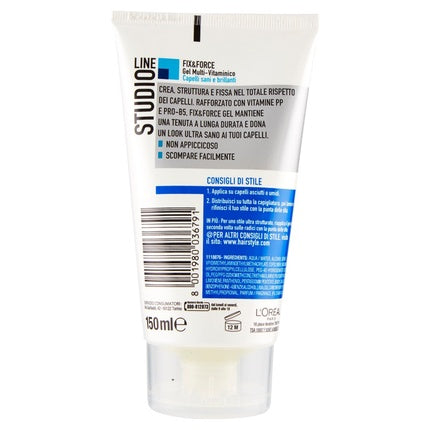 Gel de par, Studioline, Studio Gel Tube Fix & F.6 Strong, 150ml