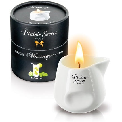 Lumanare masaj, Plaisirs Secrets, Mojito, 190g