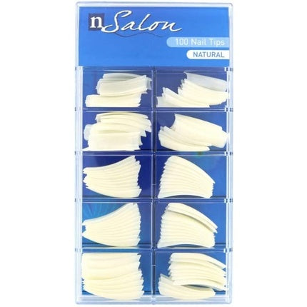 Set complet unelte și accesorii pentru unghii, Nail Magic n Salon Natural, culoare alb crem