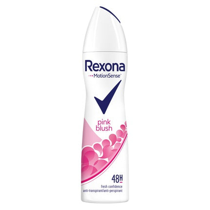Rexona Deodorant Spray, MotionSense Pink Blush, 48H, Anti-Transpirant, Alb-Roz