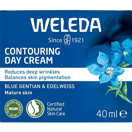 Crema de zi conturantă Weleda, Ghintea Albastră & Edelweiss, 40 ml