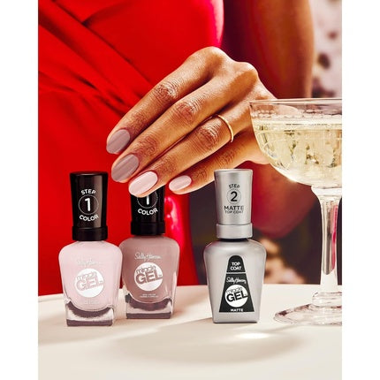 Set Îngrijire Unghii Sally Hansen Miracle Gel, bej, 14.7ml