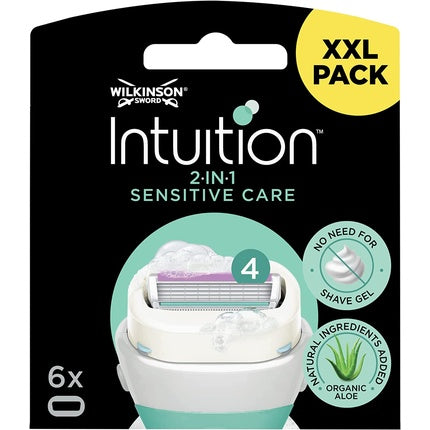 Rezerve pentru bărbierit, Wilkinson Sword, Intuition Sensitive Care, 6 lame