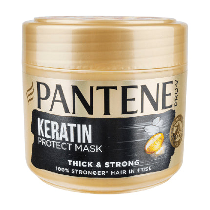 Pantene, Masca de păr pentru păr gros și puternic cu keratină, 267 g