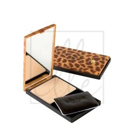 Pudră compactă Sisley 2 Iridescent - Ambalaj leopard, oglindă, pudră iluminatoare