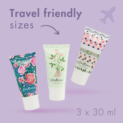 Creme de Mâini Cath Kidston, Set de 3 Tuburi, 30 ml, Design Floral