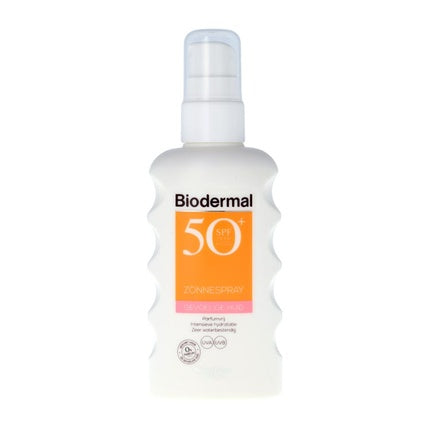 Spray protecție solară Biodermal SPF 50+, piele sensibilă, 175 ml