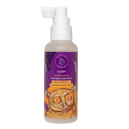Ser scalp nocturn Hairy Tale Sleepy Night Lotion cu Melatonină și Peptide de Cupru, 120ml