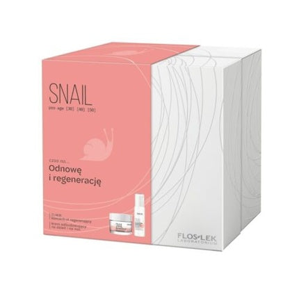 Set cosmetice Floslek Snail Elixir, 2 produse (cremă zi 30ml, cremă noapte 50ml)