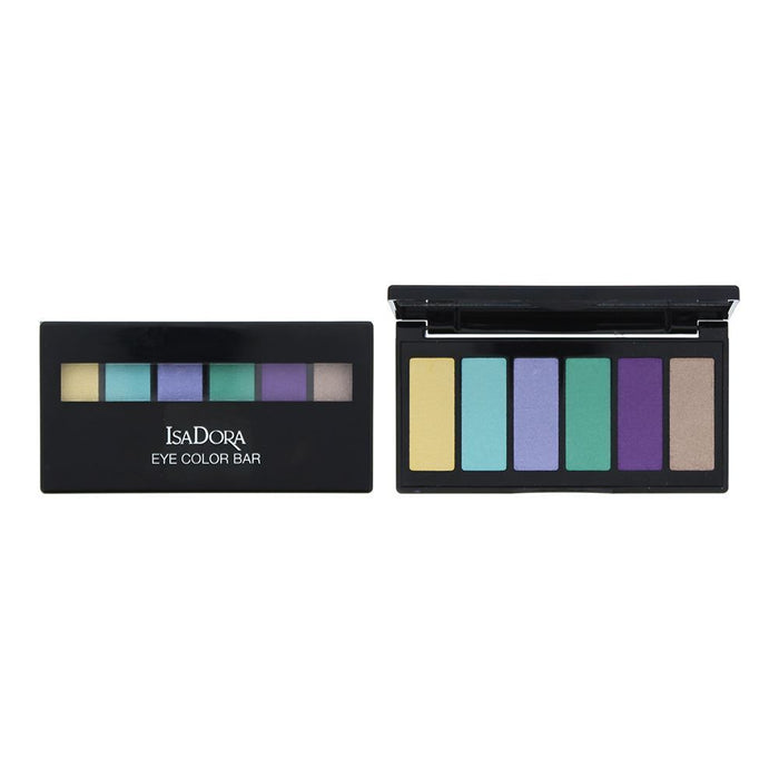 Paletă de farduri de ochi IsaDora Color Bar, nuanța 62 Surf și soare, 5 g, tester