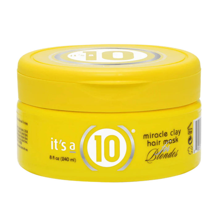 Mască de păr It's a 10 Miracle Clay, pentru păr blond, 240 ml