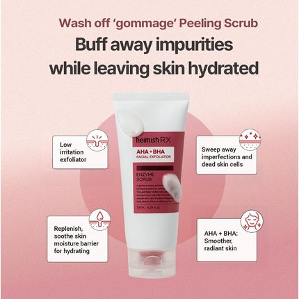 Exfoliant facial Heimish Rx AHA + BHA Enzyme Scrub, 175 g