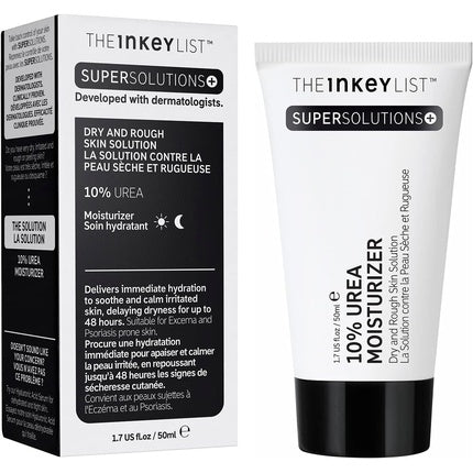 Crema Uree The Inkey List, 10%, 50ml, alb-negru