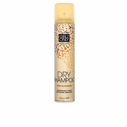 Șampon uscat, Girlz Only Haircare, cu ulei de argan, pentru păr blond, 200ml