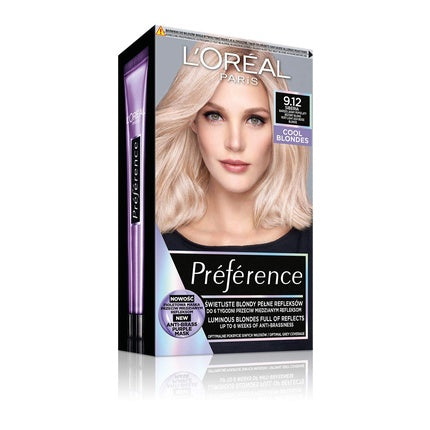 Vopsea par, L'Oréal Paris, Preference 9.12, Blond Foarte Deschis